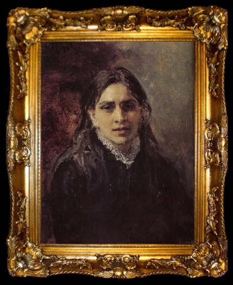 framed  Ilia Efimovich Repin Strehl Tova other portraits, ta009-2
